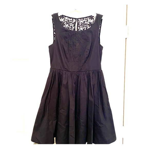 Anthropologie | Dresses | Anthropologie Navy Lace Dress | Poshmark